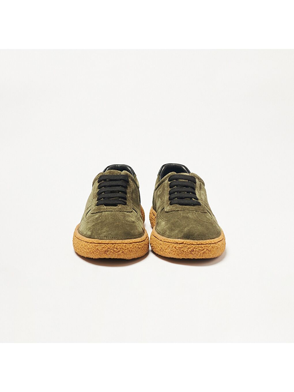 Yeşil Erkek Oxford ( Klasik) OG-2180 1958-101 Haki Yarma Süet-Siyah Dolaplı-5