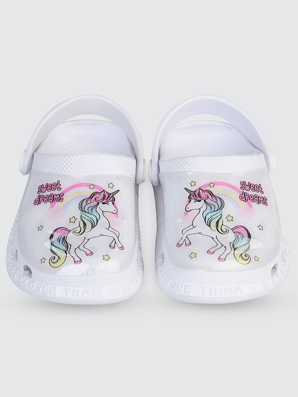 Girls Kız Çocuk Terlik 26-30 Numara Beyaz-1