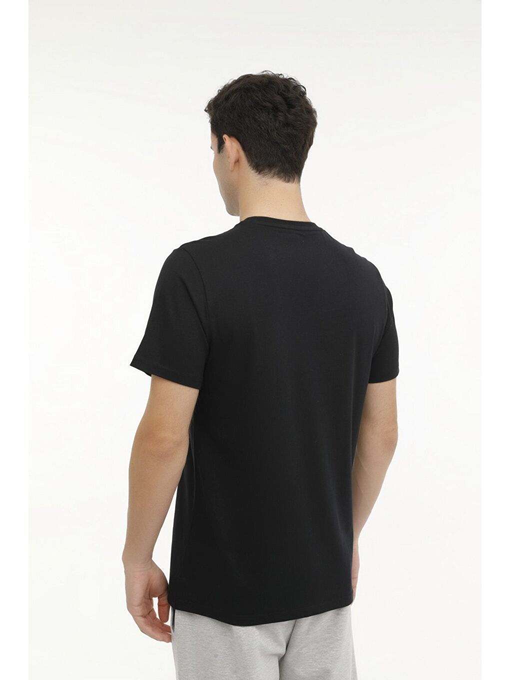 ML LATNE 11ES-SLG-104 4FX Siyah Erkek Kısa Kol Tişört-1
