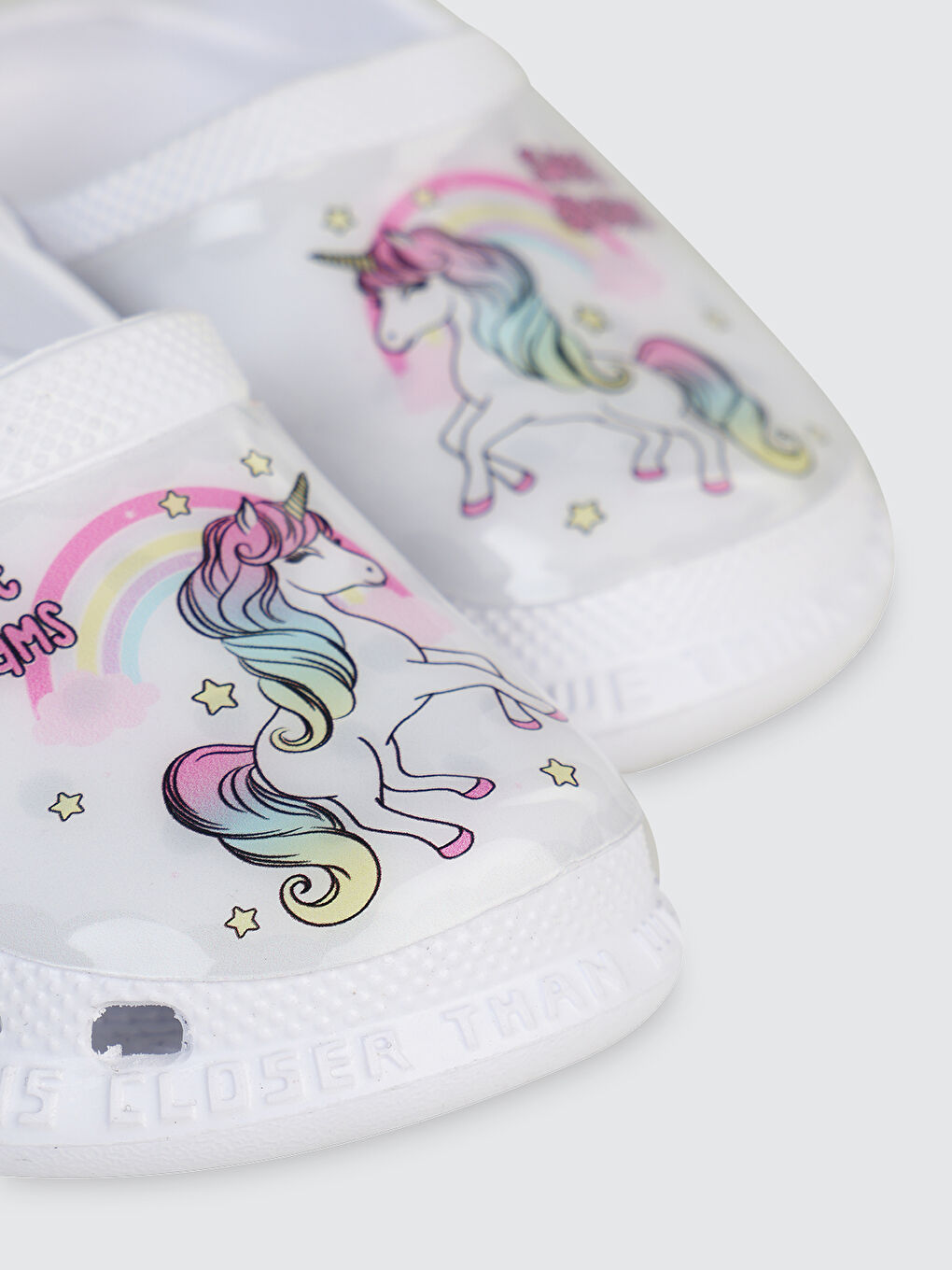 Girls Kız Çocuk Terlik 26-30 Numara Beyaz-2