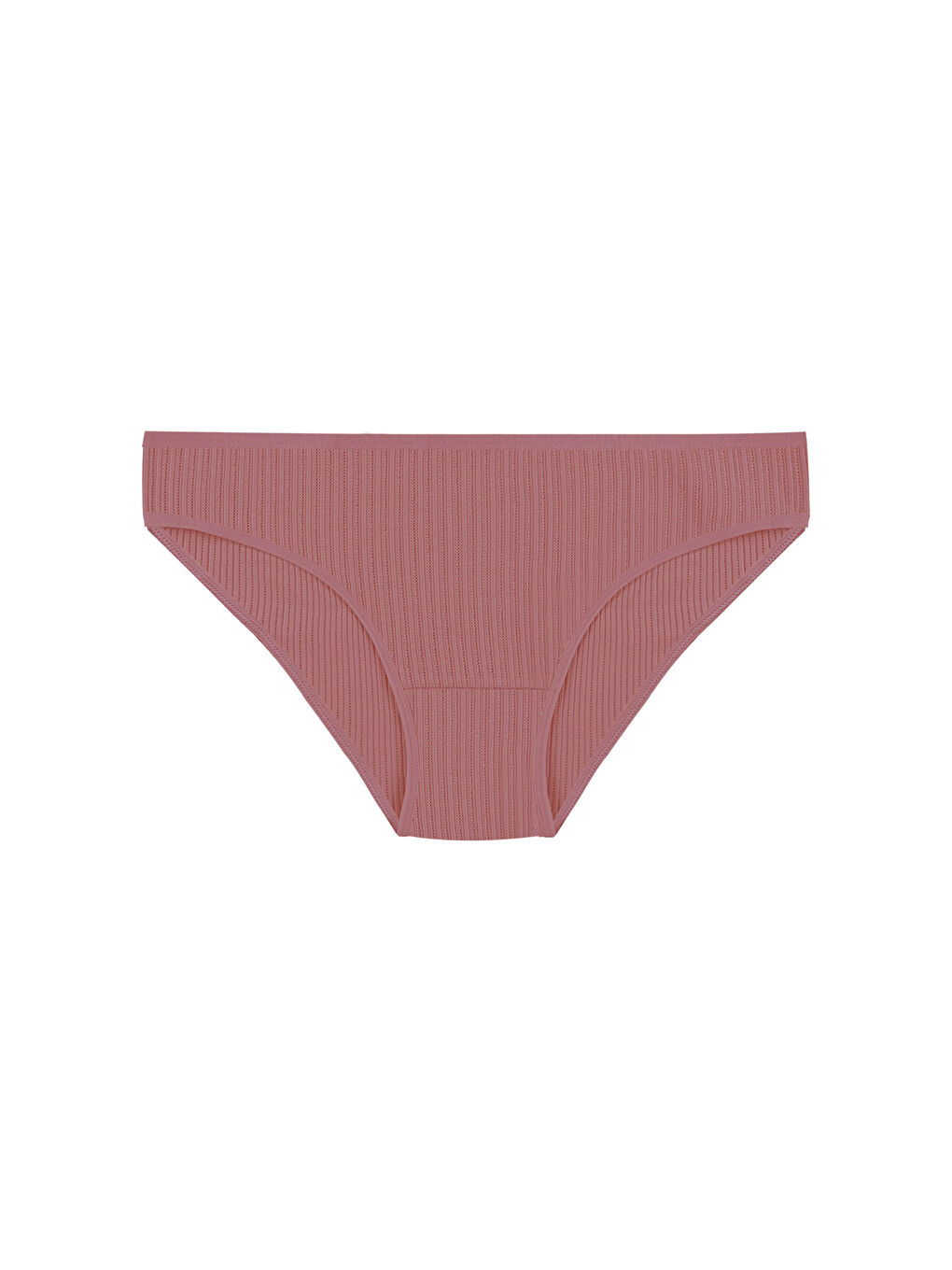 Kahverengi Kadın 3'lü Ajur  Slip-2