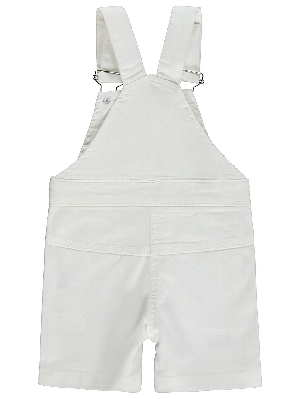 Baby Meyve Nakışlı Denim 6-18 Ay Salopet - Ekru-1