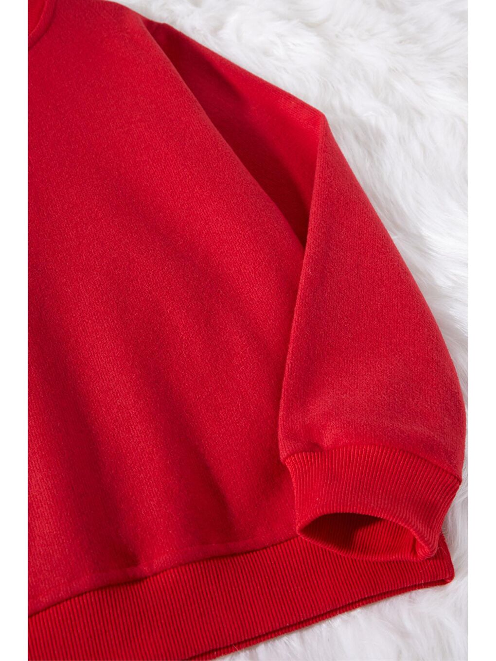 Erkek Çocuk Selanik Kumaş Kırmızı Kazak 17394-3