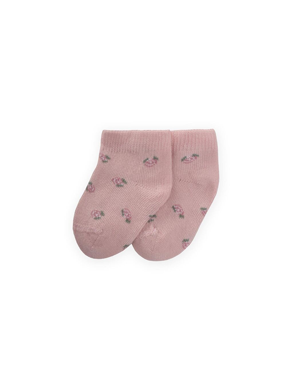 Pembe Kız Çocuk Çiçek Patik Çorap
