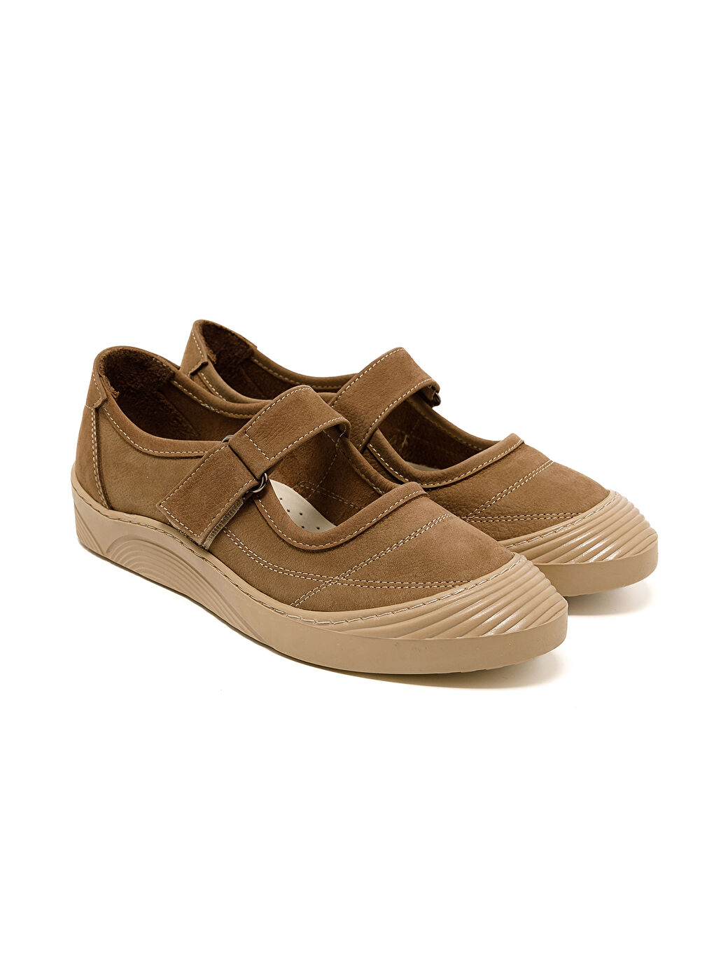 Kahverengi Kadın Sneaker ( Günlük) MAR-25Y-238-1031 Toprak Nubuk-2