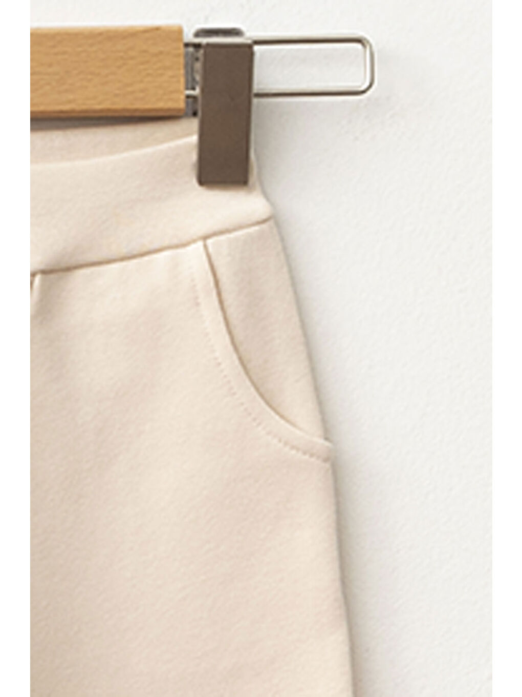 Bej Kız Bebek Animal Desenli Sweatshirt Pantolon T-shirt 3'lü Alt Üst Bebek Takımı 3 Ay-36 Ay-4