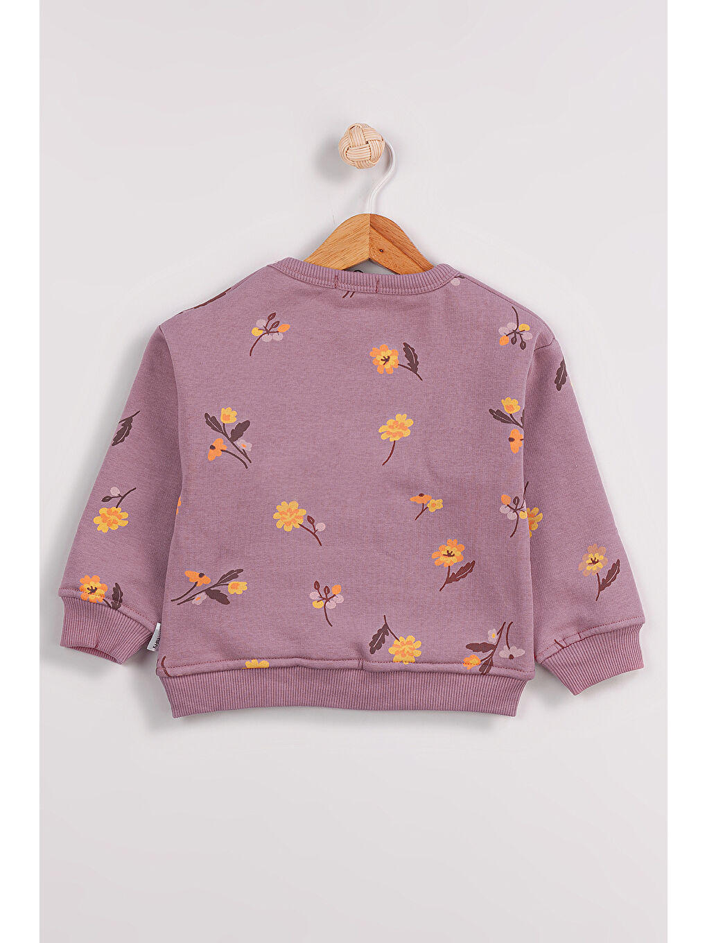 MİSSTUFFY Lila Kız Çocuk 2'li Paket Basic Sweatshirt - 3