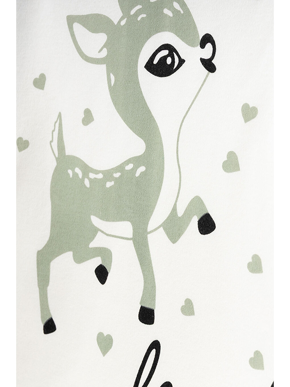 Yeşil Kız Bebek Animal Desenli % 100 Pamuk 10' Lu Hastane Çıkış Seti 0 Ay - 3 Ay-1