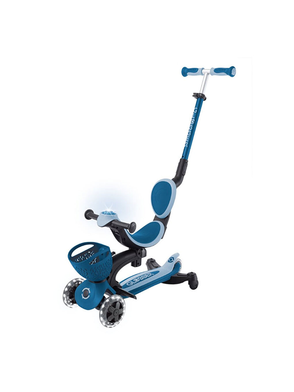 Go Up Baby 360 Işıklı Scooter Pastel Mavi 844-100