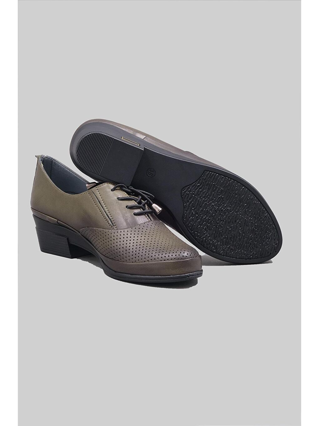 Marylee Hakik Deri Rahat Kalıplı Yumuşak Ve Hafif Tabanlı Klasik Kadın Ayakkabı-2