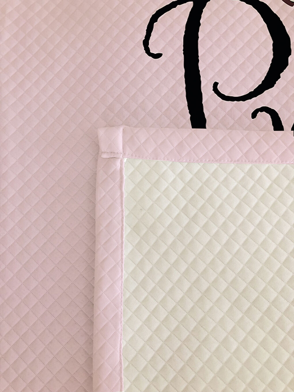 Karışık Tavşan Desenli Çocuk Pike Takımı - 160x220 Cm Pike 50x70 Cm Yastık Kılıfı-1