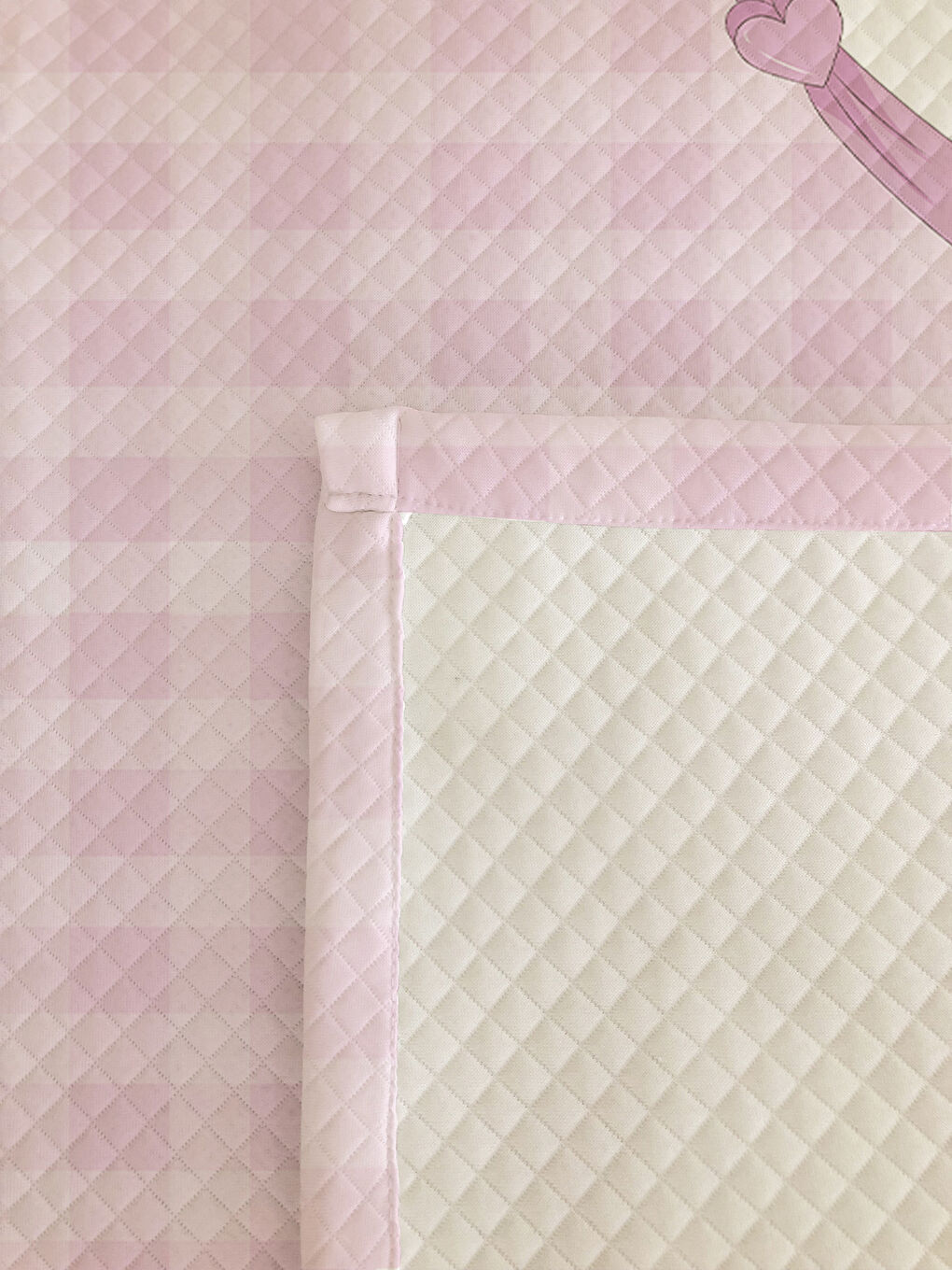 Karışık Desenli Çocuk Pike Takımı - 160x220 Cm Pike 50x70 Cm Yastık Kılıfı-1