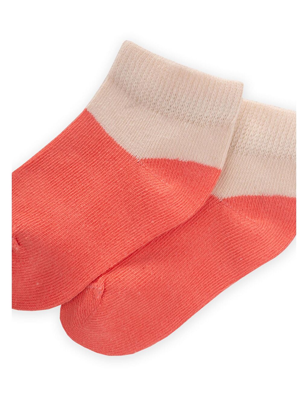 Turuncu Kız Çocuk Patik Çorap-1