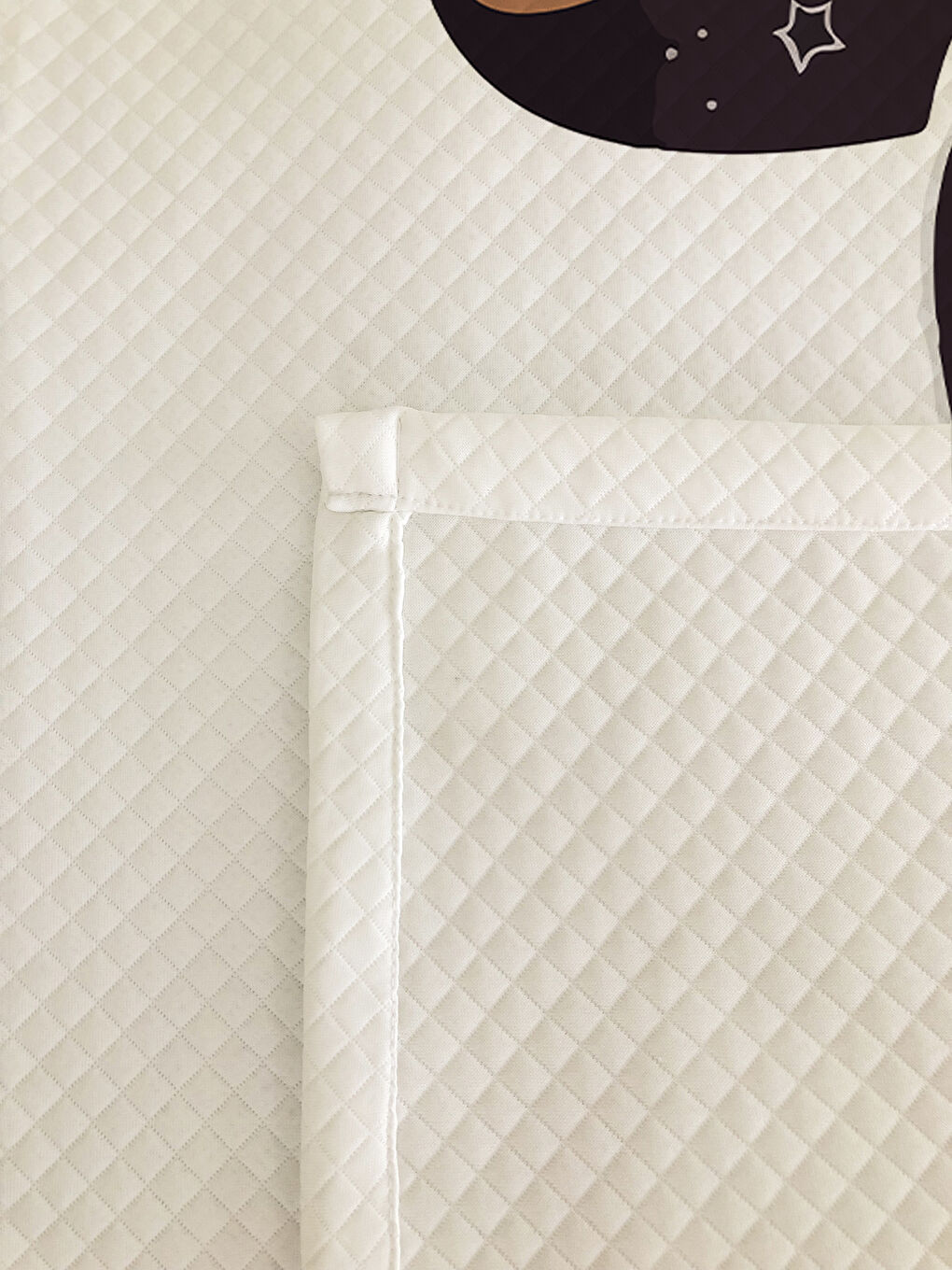 Karışık Astronot Desenli Çocuk Pike Takımı - 160x220 Cm Pike 50x70 Cm Yastık Kılıfı-1