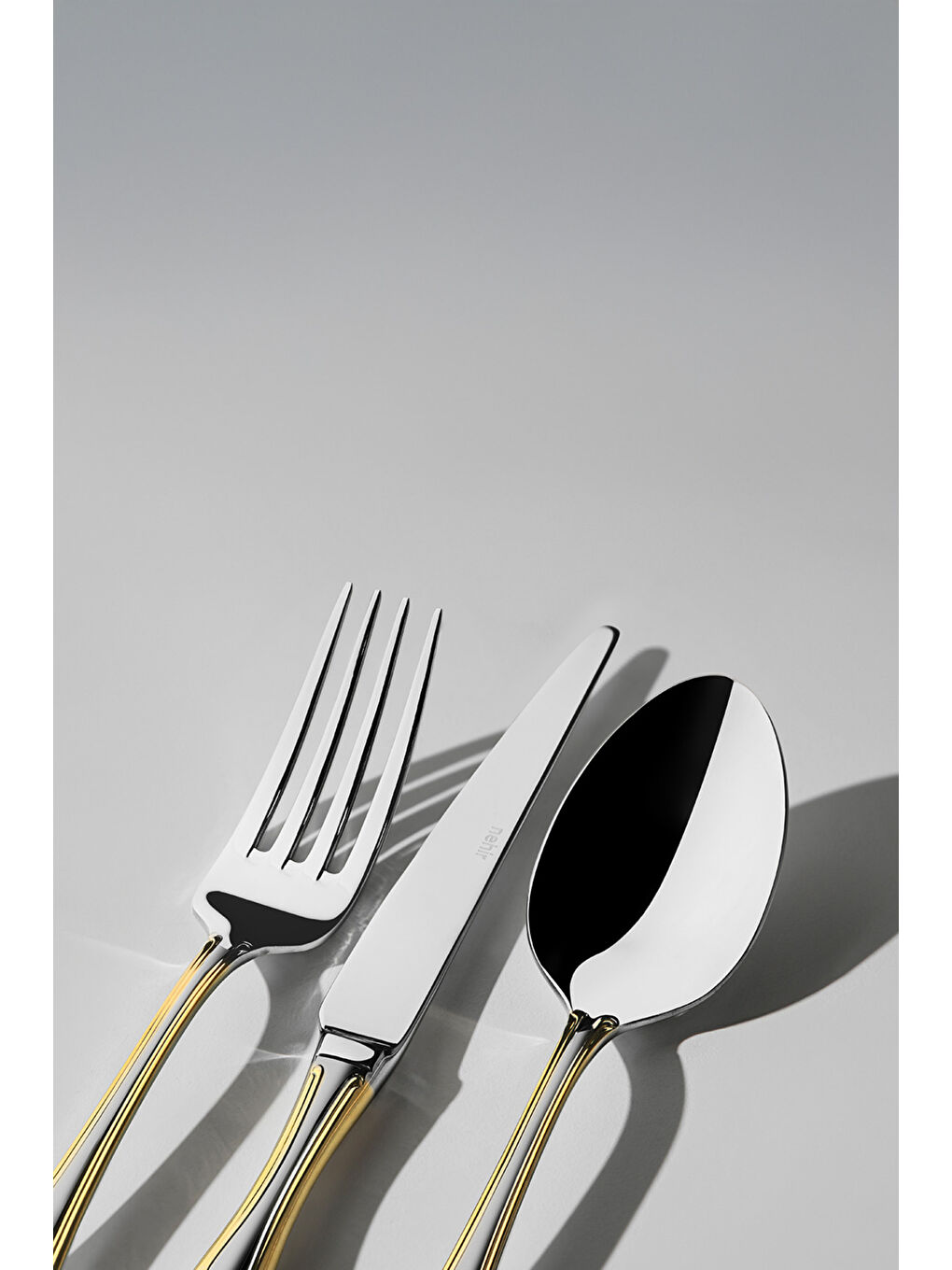 Sarı Lalezar Altın Saten 12 Kişilik 84 Parça Deri Kutulu Çatal Kaşık Bıçak Takımı-1