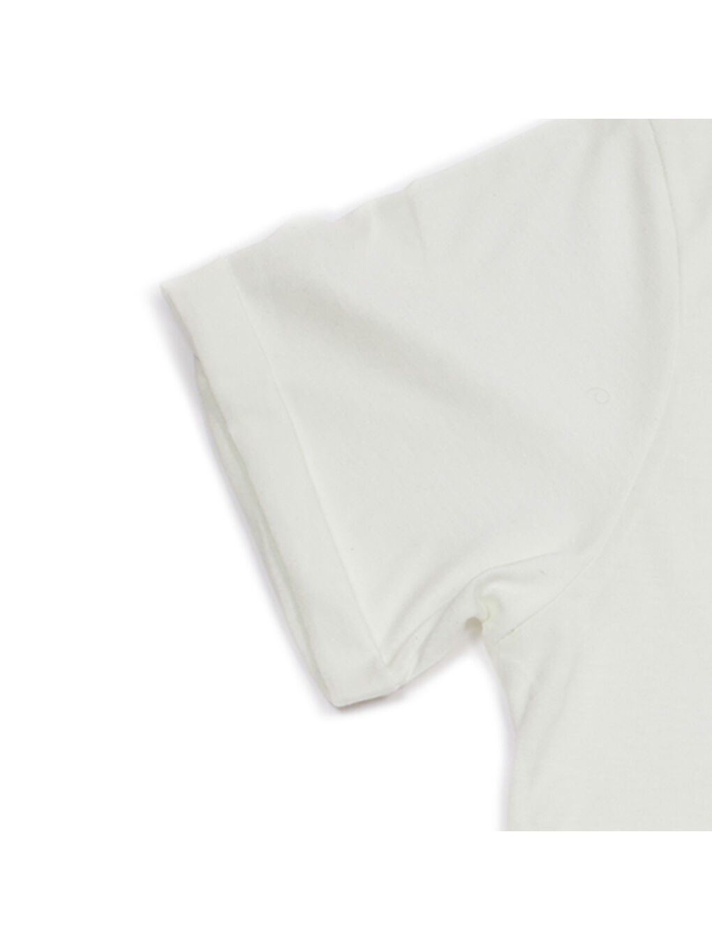 Beyaz Pistachio Erkek Tişört-3