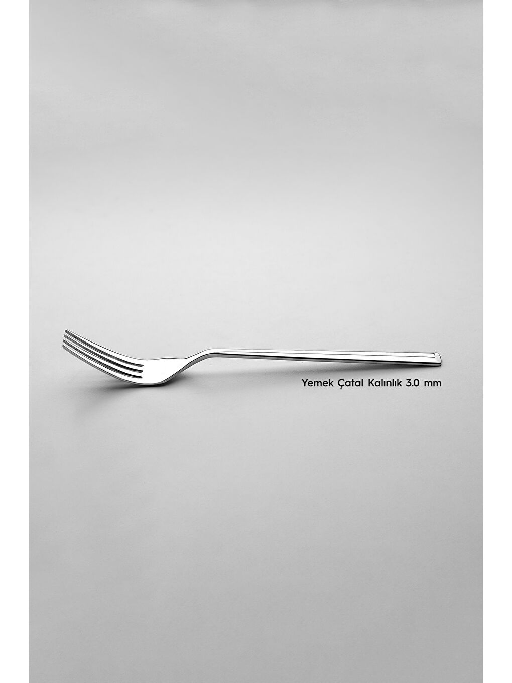 Gri Milano Sade 12 Kişilik 84 Parça Kutulu Çatal Kaşık Bıçak Takımı-4