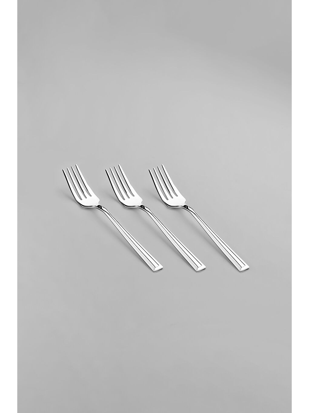 Gri Milano Sade 12 Kişilik 84 Parça Kutulu Çatal Kaşık Bıçak Takımı-5