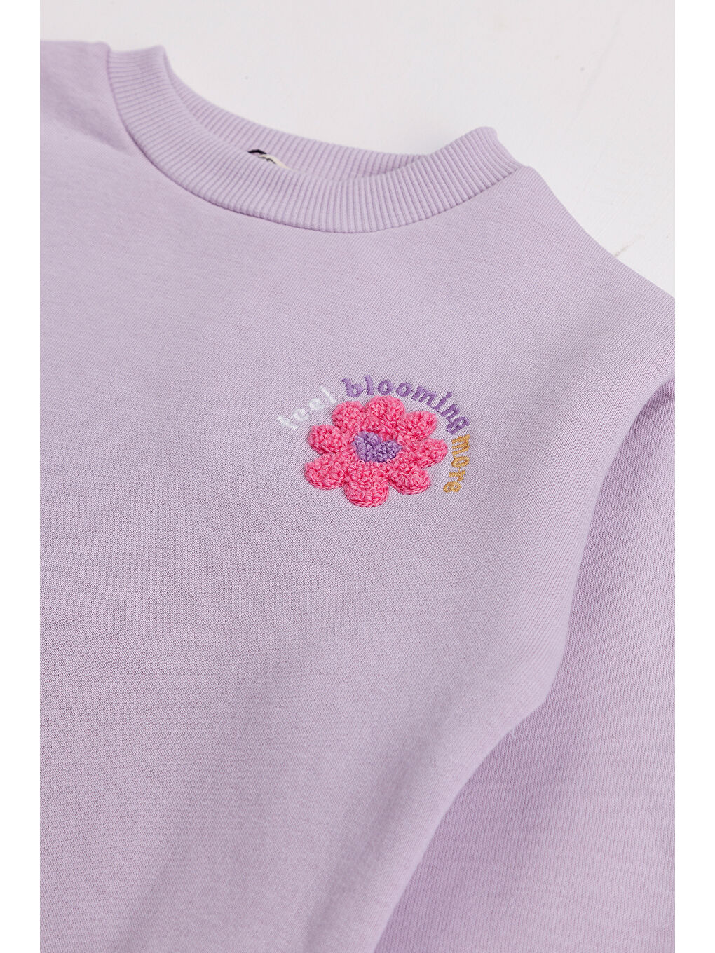 MİSSTUFFY Lila Kız Çocuk 2'li Paket Basic Sweatshirt - 1