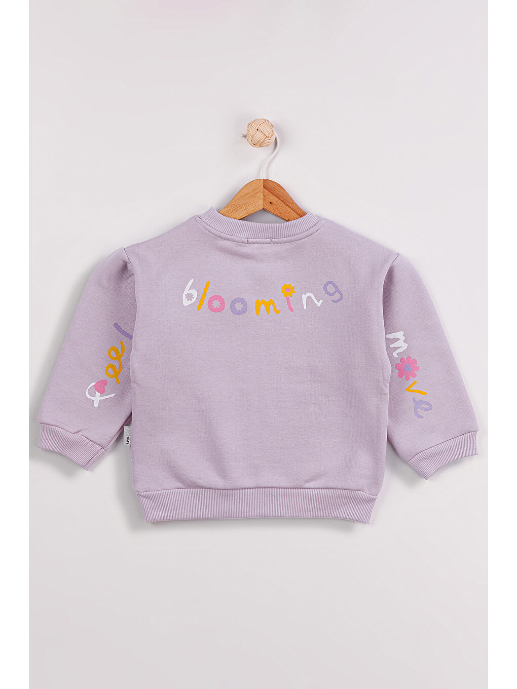 MİSSTUFFY Lila Kız Çocuk 2'li Paket Basic Sweatshirt - 2