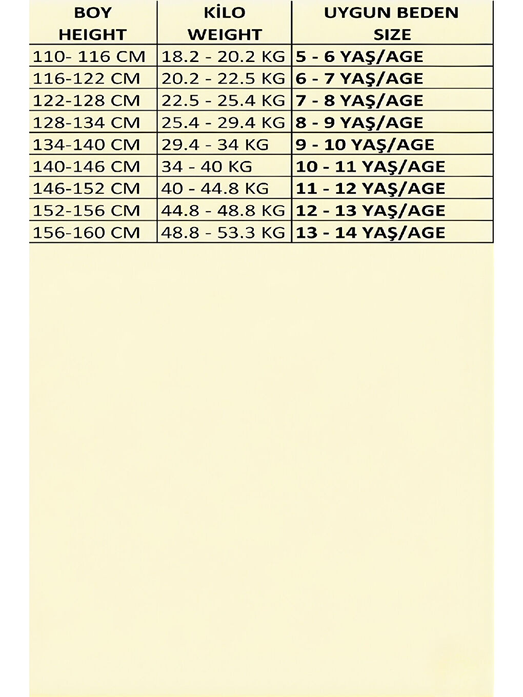 Ekru Kız Çocuk Rotasyon Desenli Ve Fularlı Alt-Üst Takım 5-14 Yaş 12645H-4
