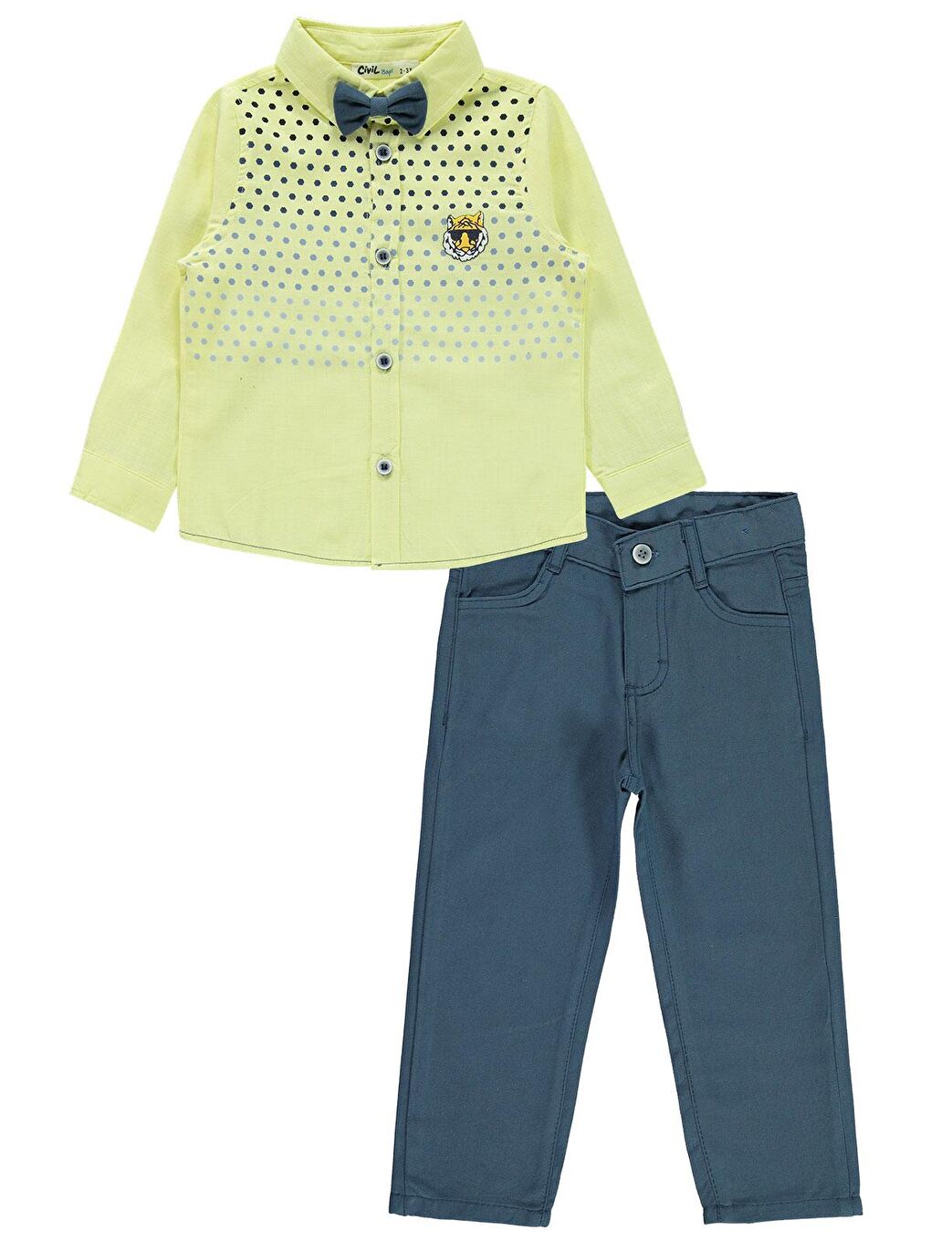 Boys Erkek Çocuk Takım 2-5 Yaş Sarı