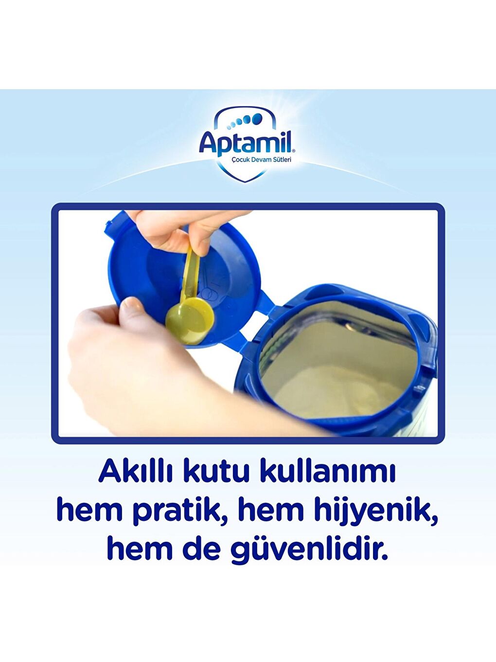 Aptamil Renksiz 4 Çocuk Devam Sütü 800 g 1 Yaş+ Akıllı Kutu - 2