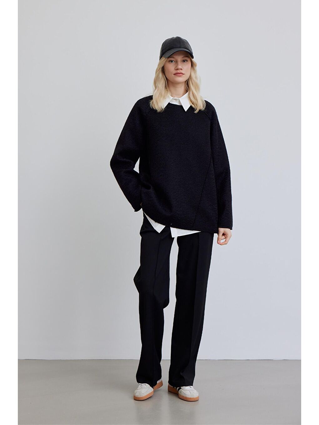 Tilda Kaşe Sweatshırt Siyah-2