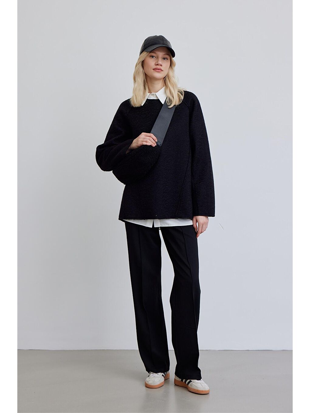 Tilda Kaşe Sweatshırt Siyah-3