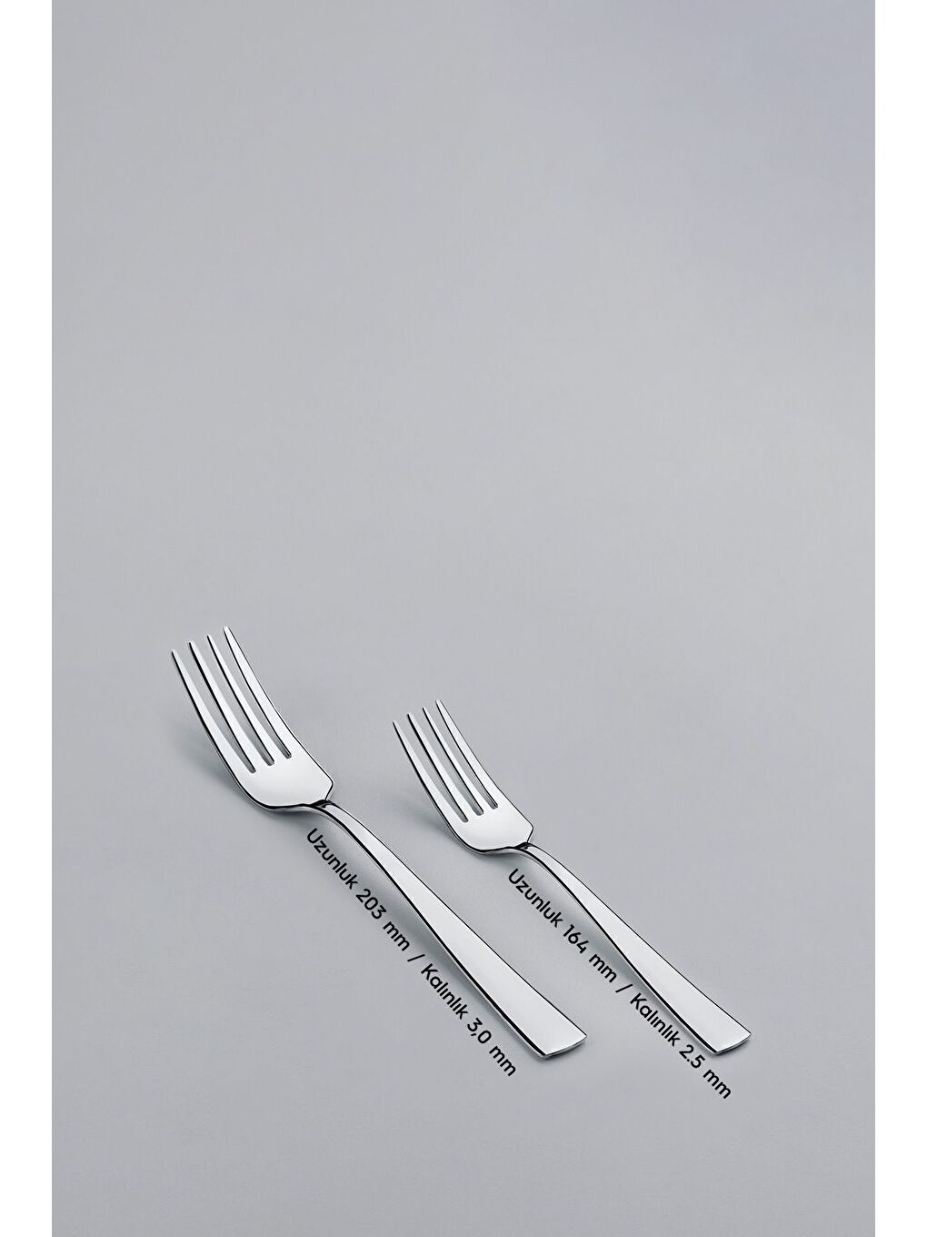 Gri Deniz Sade 12 Kişilik 84 Parça Kutulu Çatal Kaşık Bıçak Takımı-4