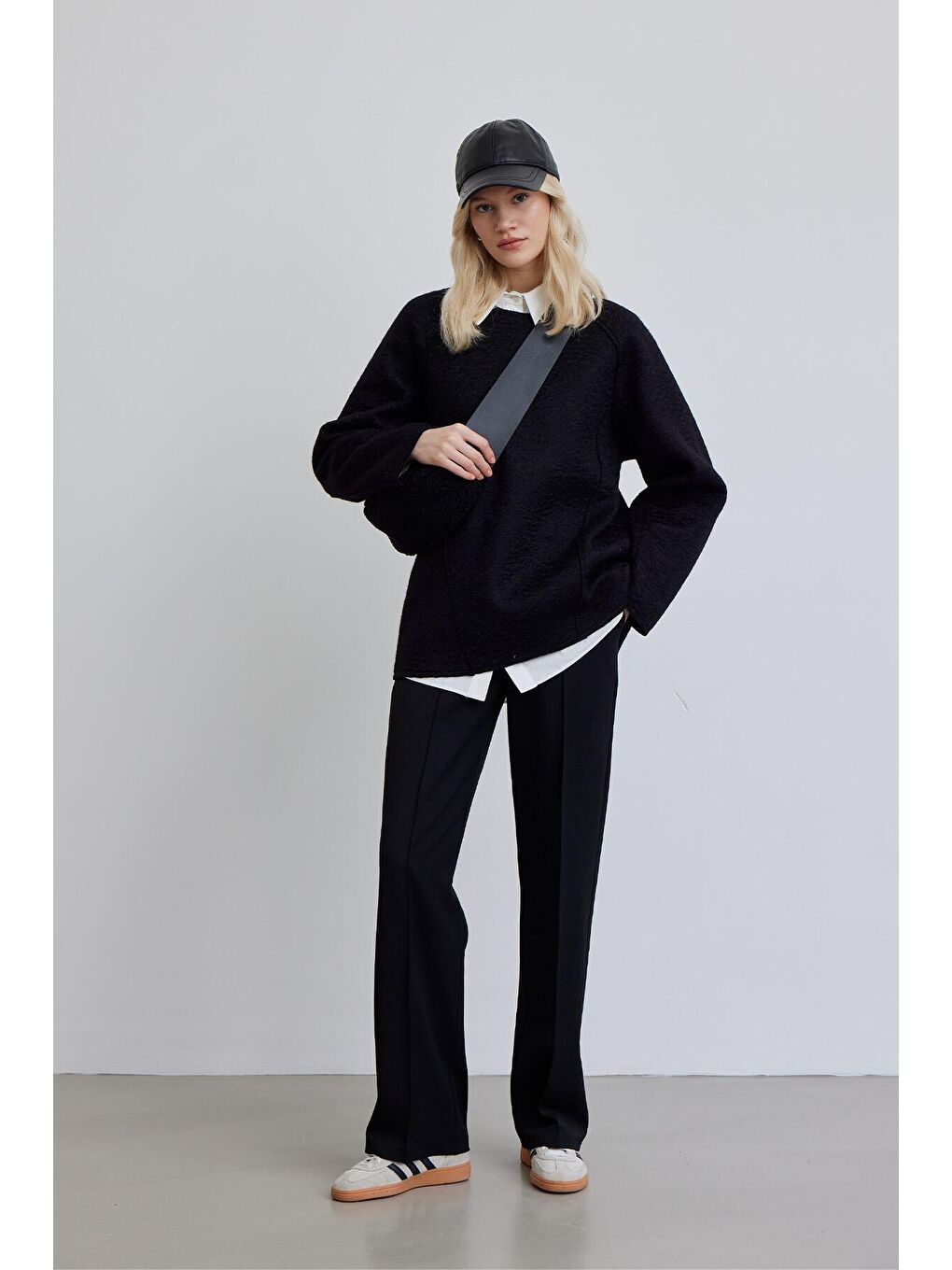 Tilda Kaşe Sweatshırt Siyah-4