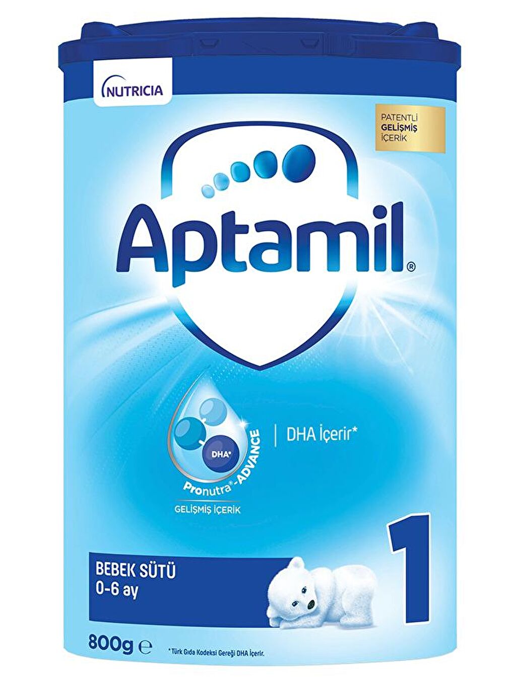 Aptamil 1 Bebek Sütü 800 g 0-6 Ay Akıllı Kutu