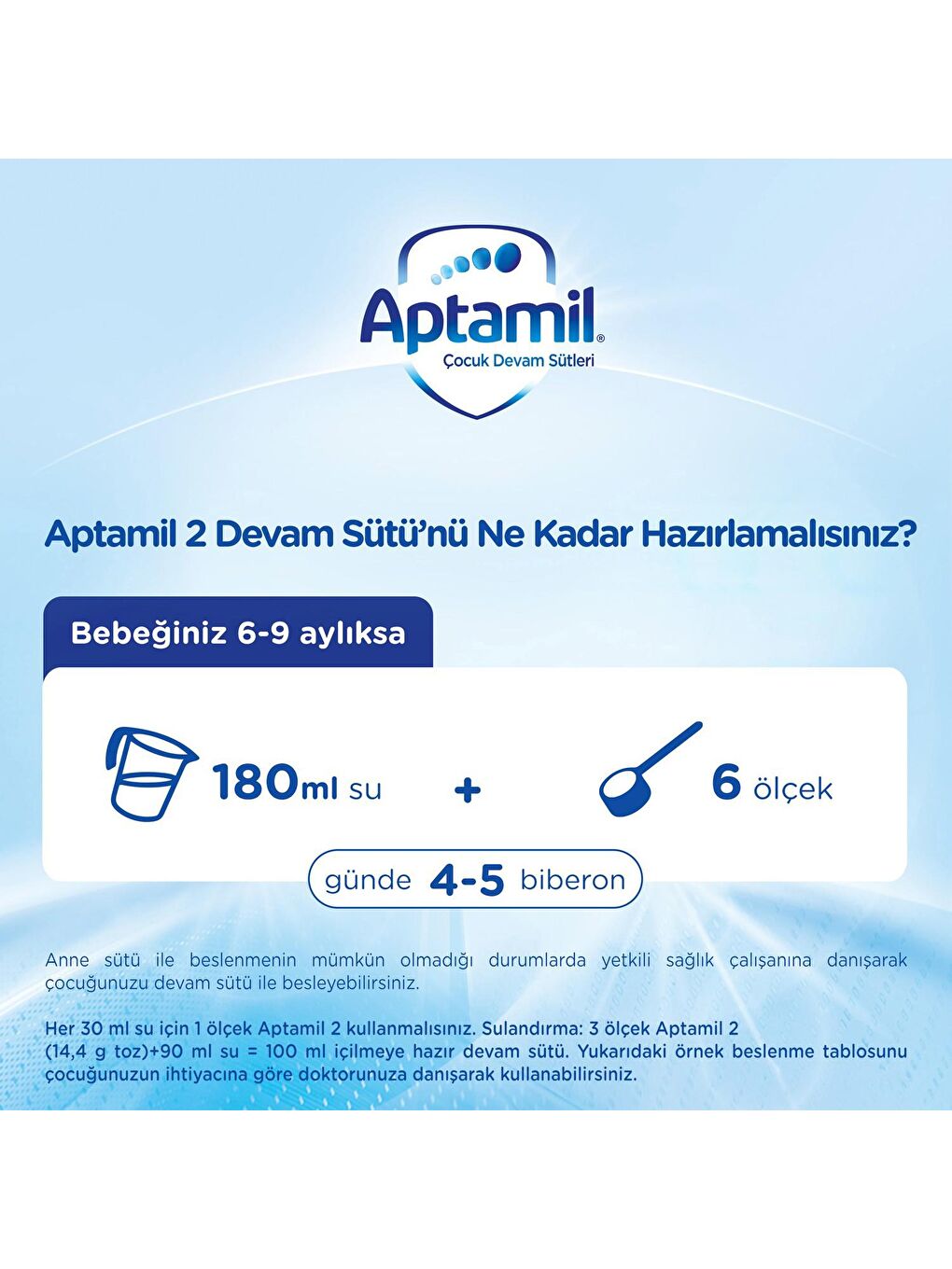 Aptamil Renksiz 2 Devam Sütü 800 g  6-9 Ay Akıllı Kutu - 5