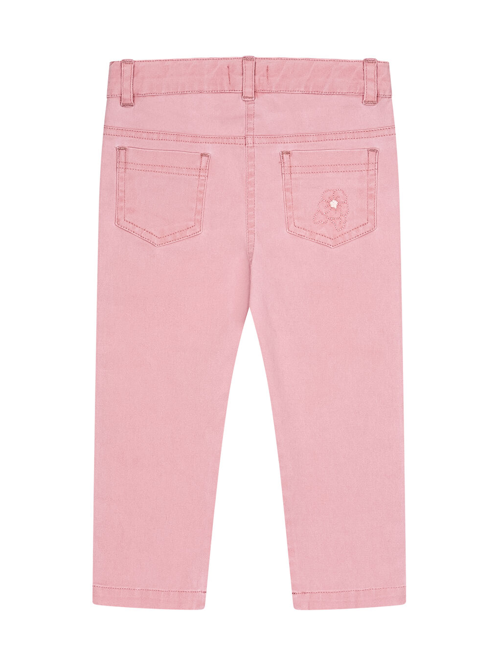 Pembe Kız Bebek Denim Pantolon-2
