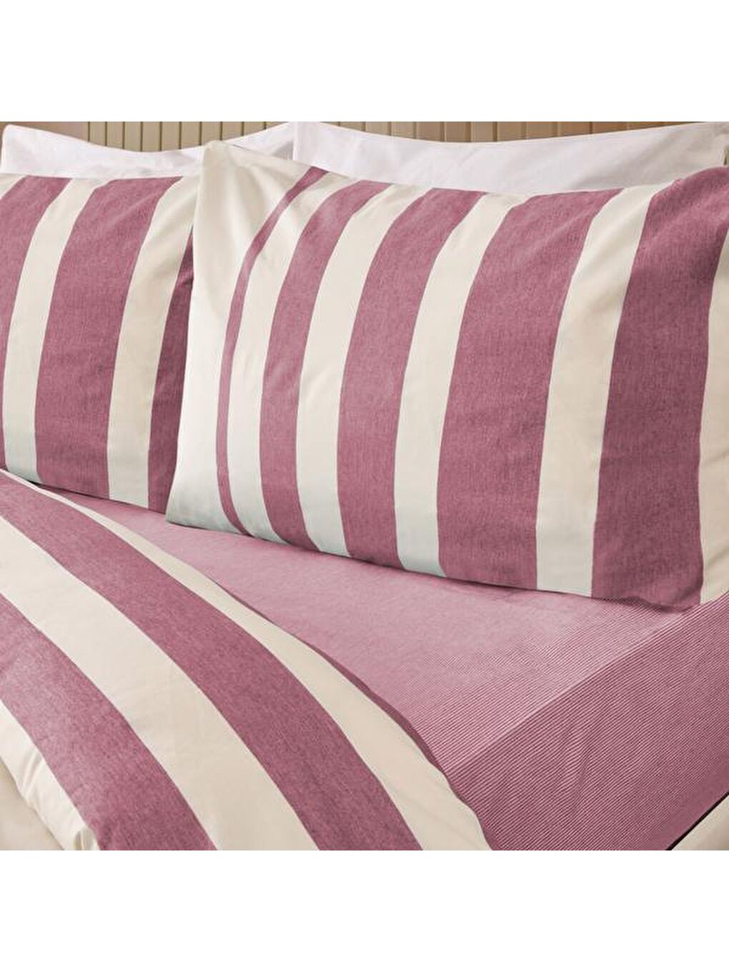 Çift Kişilik Nevresim Takımı - Bordo-3