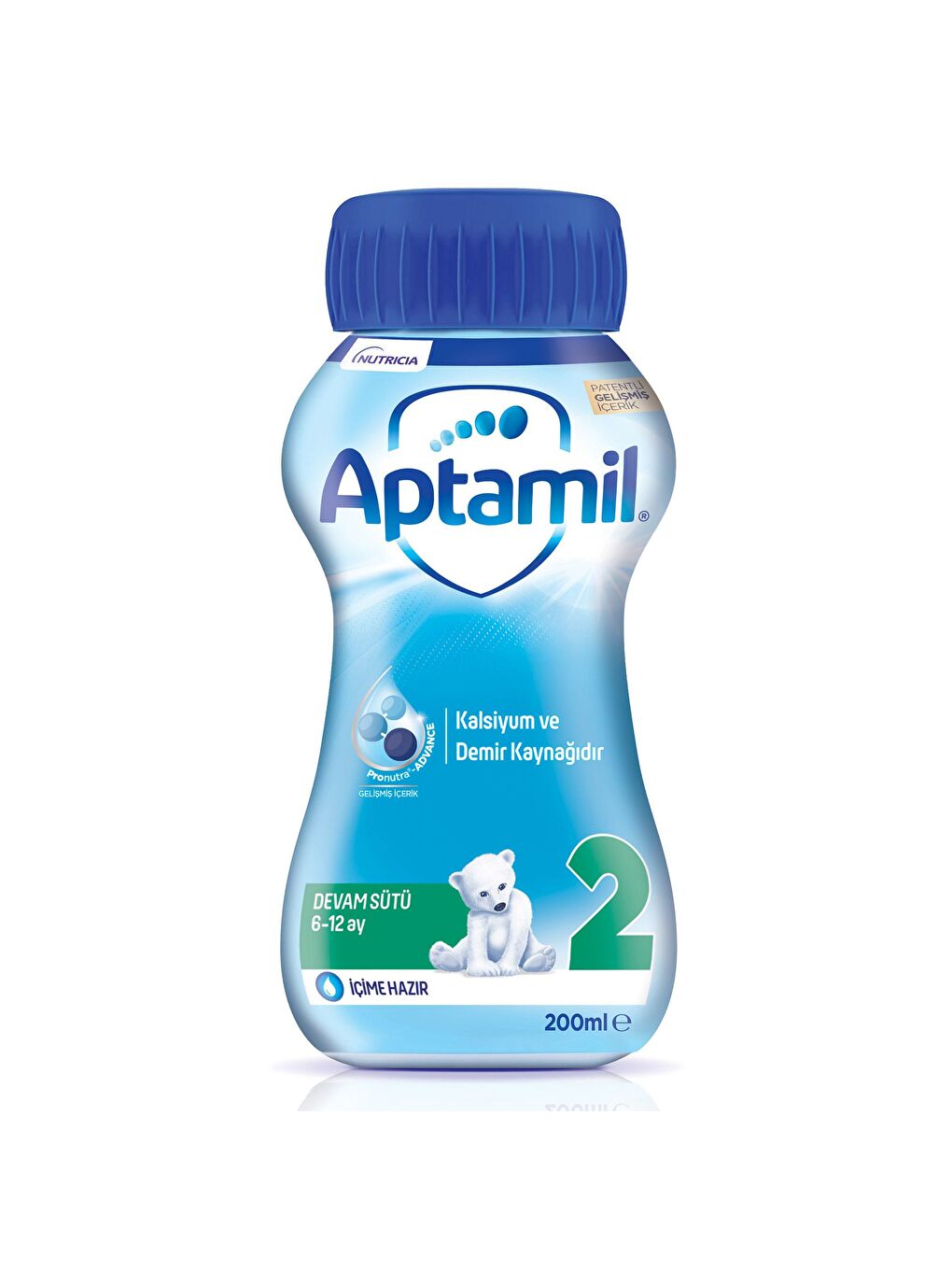 Aptamil Renksiz 2 Devam Sütü İçime Hazır 200 ml 6-12 Ay