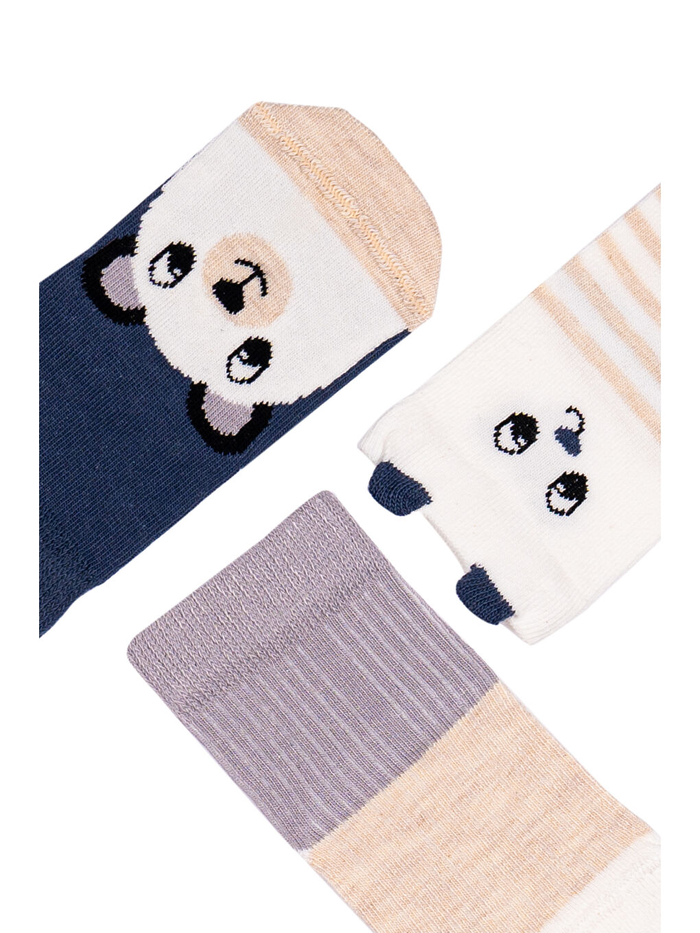 Karışık Erkek Bebek 3Lü Çorap-2