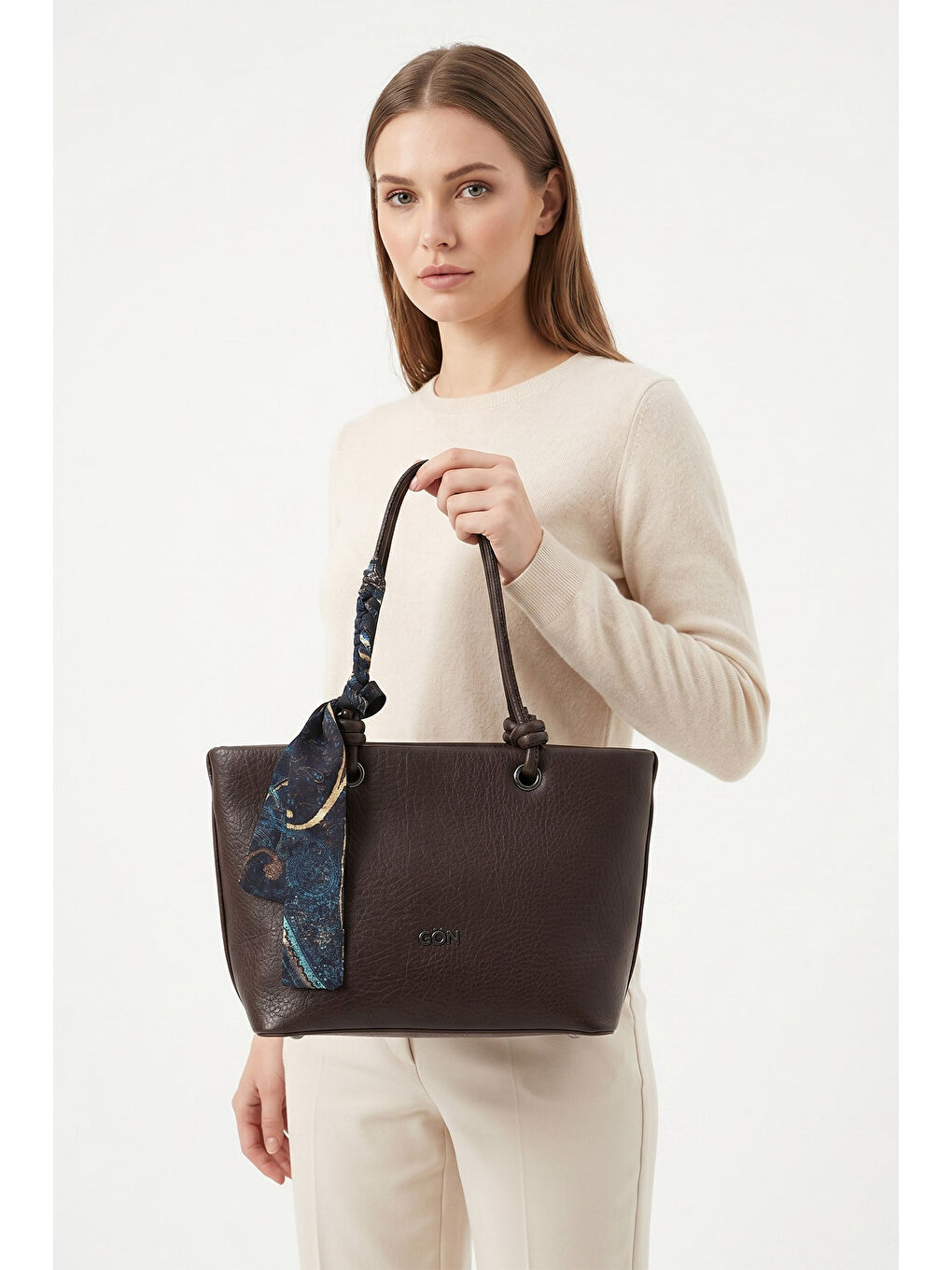 Kahverengi Kadın KAHVERENGİ Uzun Askılı El Ve Omuz Çantası-1