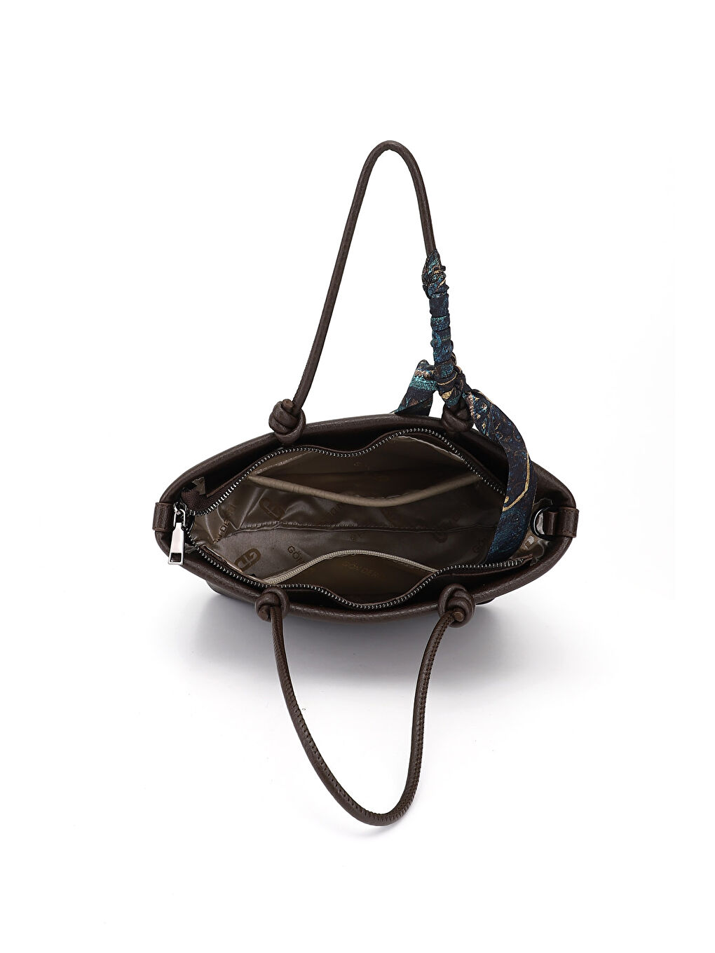 Kahverengi Kadın KAHVERENGİ Uzun Askılı El Ve Omuz Çantası-5