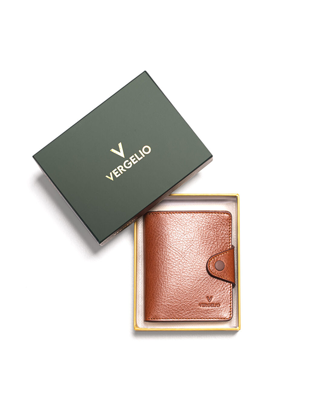 Kahverengi Erkek Cüzdan & Kartlık 866 Purse Matte Crystal wallet card holder-2