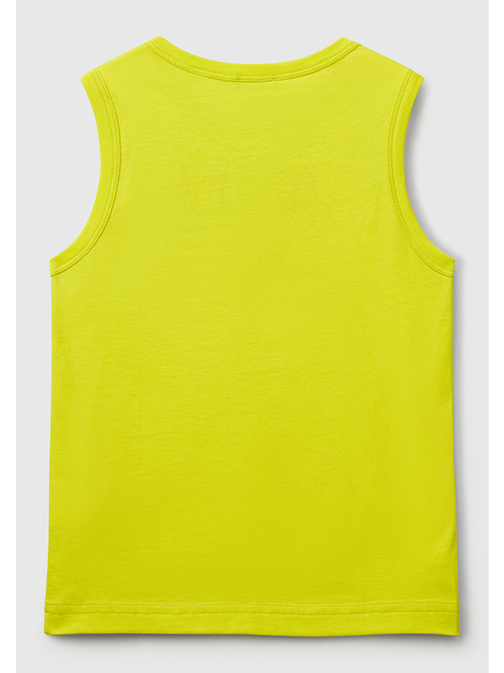 Erkek Çocuk Sarı Benetton Logo Baskılı Atlet-1