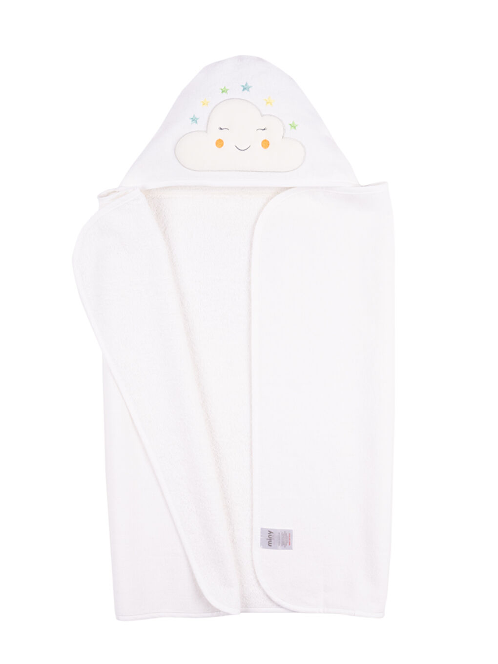 Beyaz Bebek Havlu 3'lü Set-2