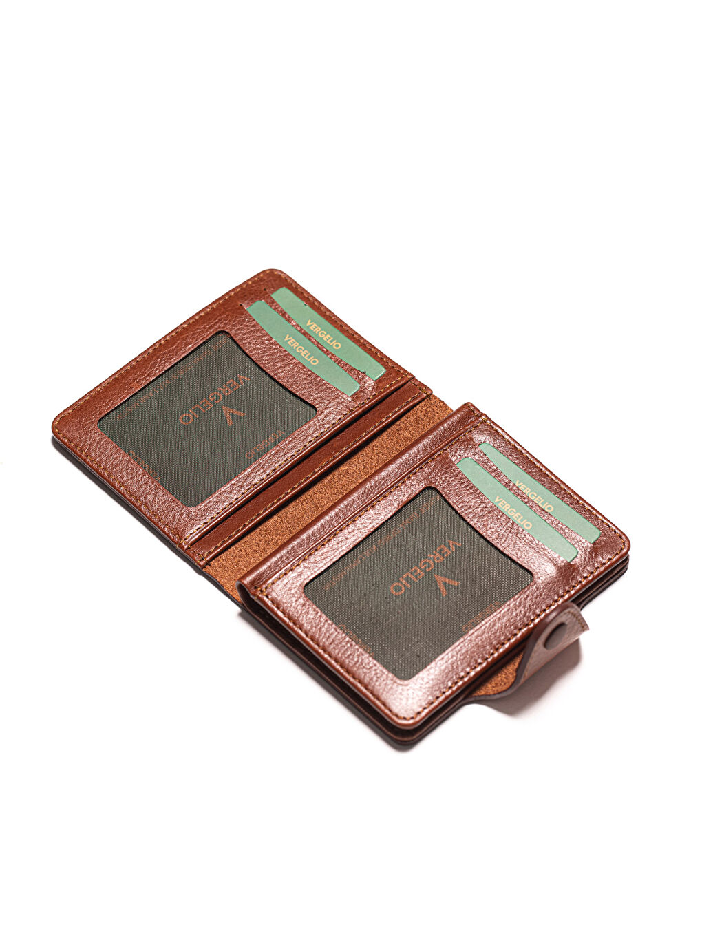 Kahverengi Erkek Cüzdan & Kartlık 866 Purse Matte Crystal wallet card holder-6