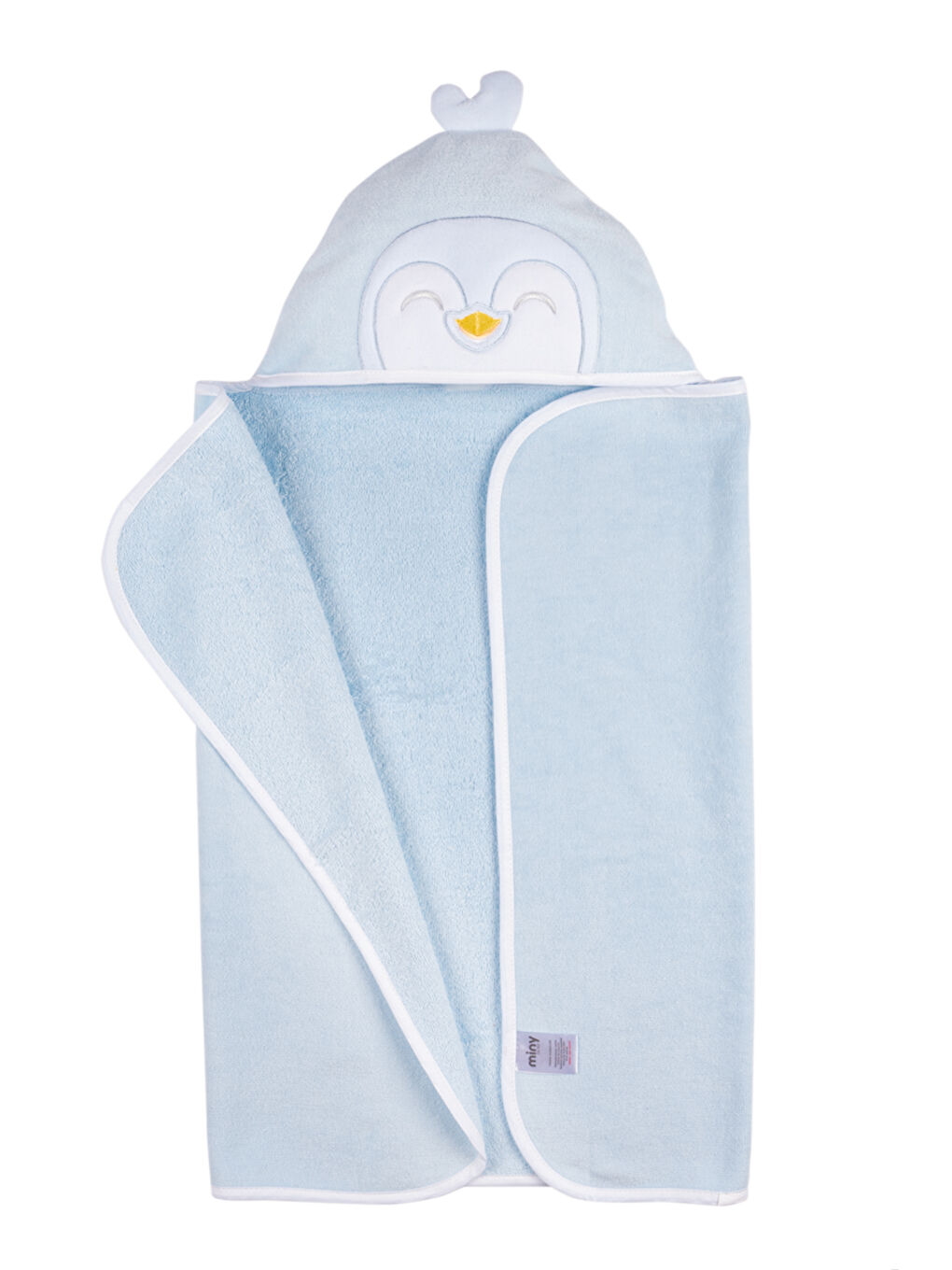 Mavi Erkek Bebek Havlu 3'lü Set-2