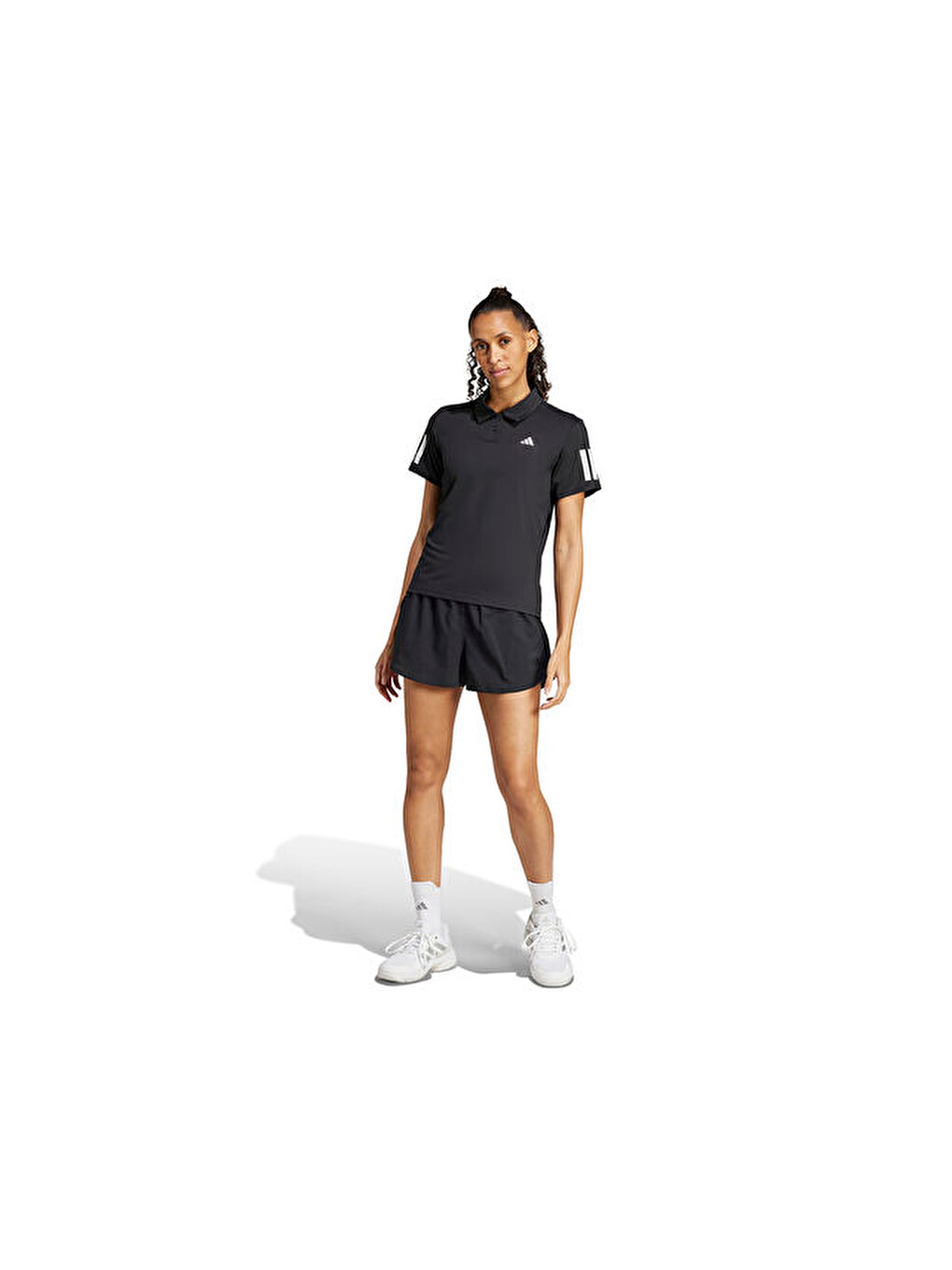 Club Polo Kadın Tenis Polo Tişört Jp1802 Siyah-3