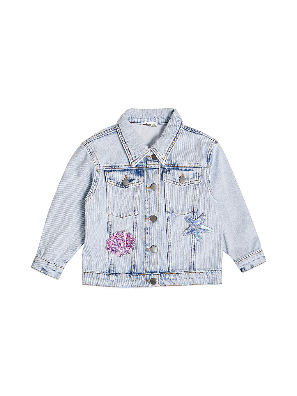 Mavi Kız Çocuk Denim Ceket-2