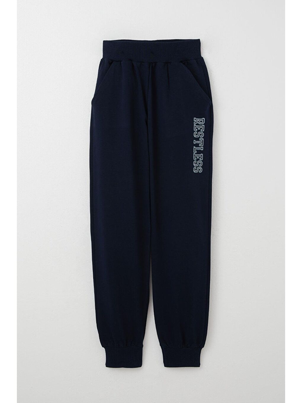 Turkuaz Erkek Çocuk Eşofman Takım Yazı Baskılı Cepli Su Yeşili (5-10 Yaş)-2