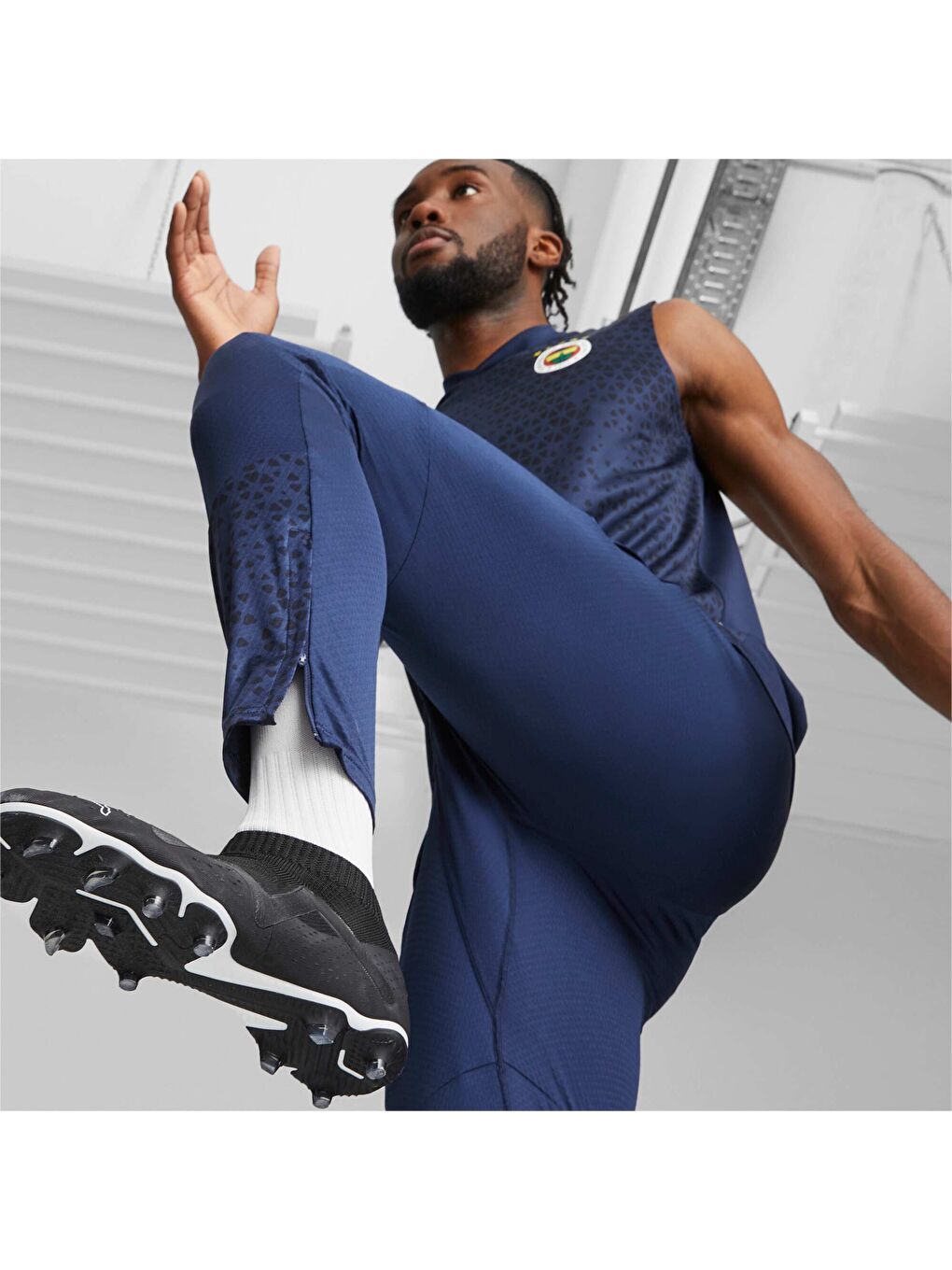 Mavi Fenerbahçe S.K. Erkek Antrenman Eşofman Altı-3