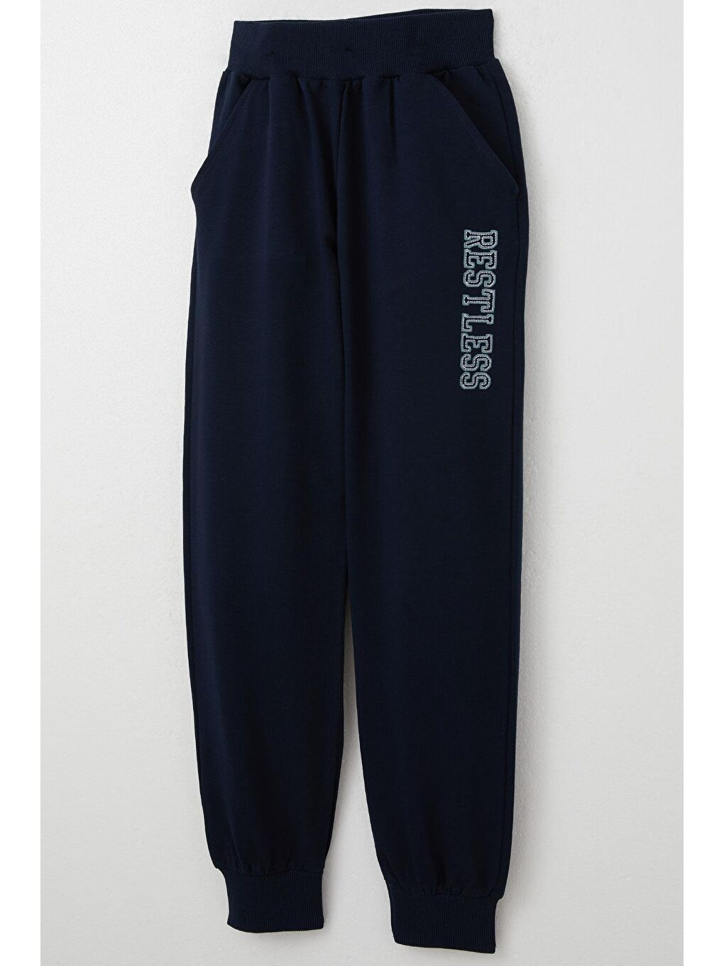 Turkuaz Erkek Çocuk Eşofman Takım Yazı Baskılı Cepli Su Yeşili (5-10 Yaş)-6