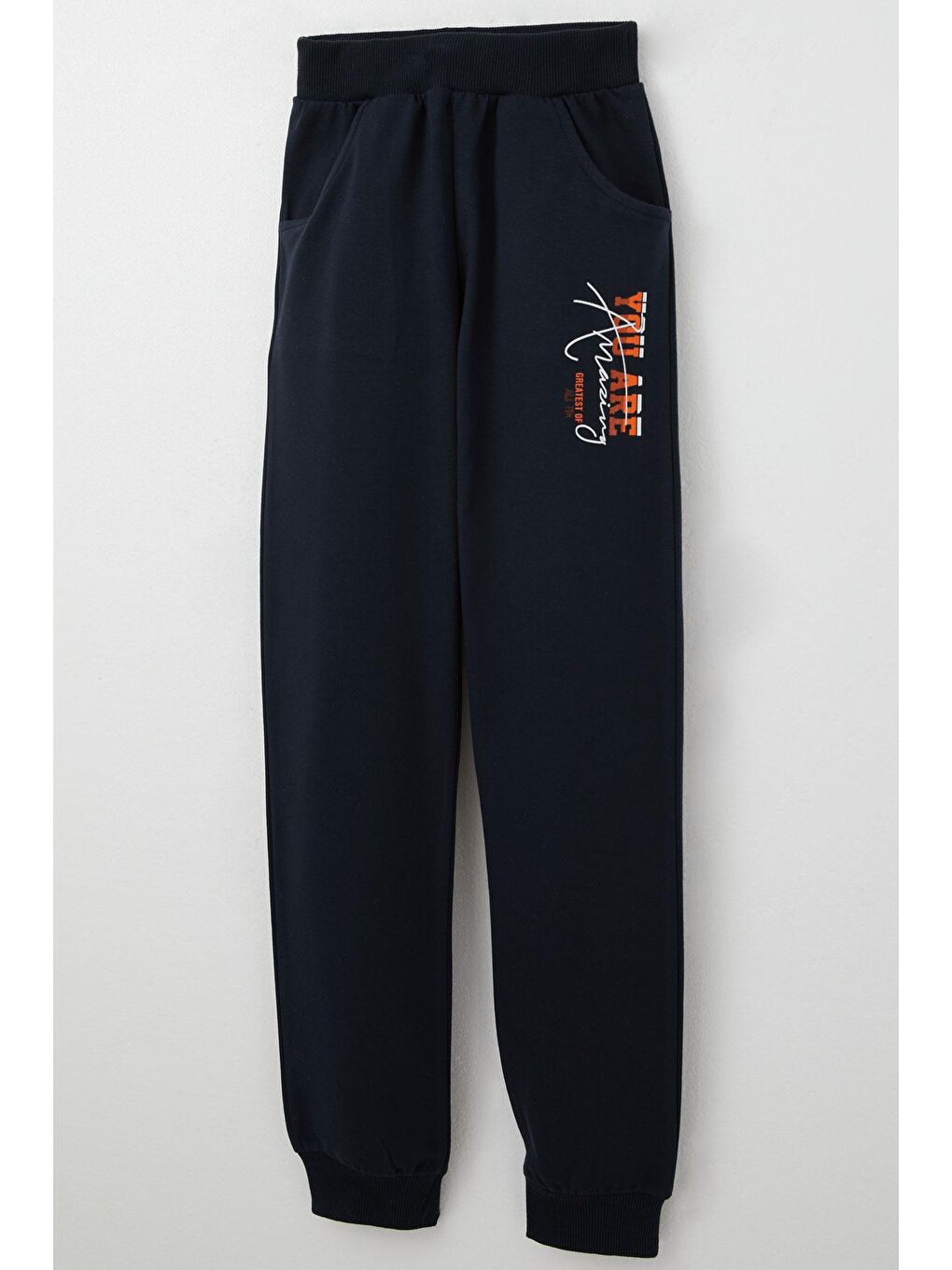 Erkek Çocuk Eşofman Takım Yazı Baskılı Gri (4 Yaş)-6